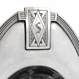 Vintage Community Plate Noblesse Silver Plated Bread Tray with Art Deco Design